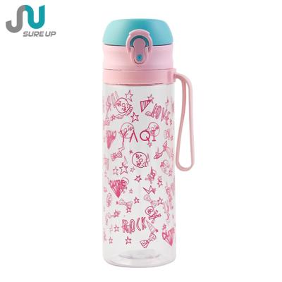 China PORTABLE water bottle hot sale tritan bottle design printing plastic bottle for sale