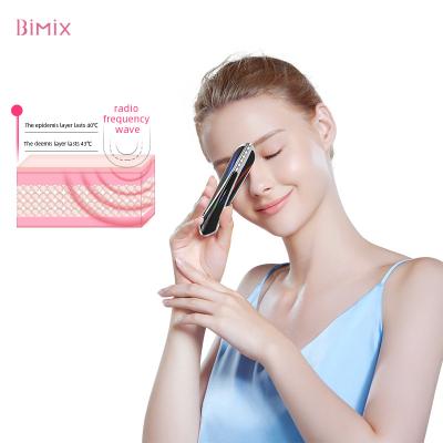 China Anti-Puffiness Bimix Eye Puffy Remover RF EMS Eye Massager Beauty Wand Rechargeable Electric Passionate Sonic Pen With Heat for sale