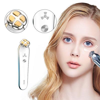 China Wrinkle Remover Bimix Electric Heating RF EMS Micro Current Portable Electric Heating RF EMS Eye Massage Wand Equipment for sale