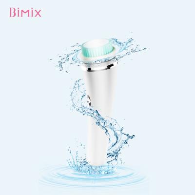 China Bimix 4in1 Electric Face Wash IPX7 Waterproof Deep Cleansing Instrument Exfoliating Facial Cleansing Brush for sale