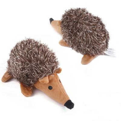 China Manufacturers Stocked Spot Dog Stuffed Toy Hedgehog Shape Crash The Bite-Resistant Molar Dog Interactive Pet Toy for sale