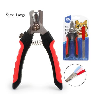 China Large Best Seller Viable Size Amazon Pet Nail Clipppers and Trimmer for sale