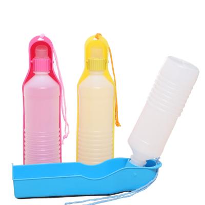 China Amazon Viable Best Seller 500ml Portable Dog Travel Collapsible Water Bottle for sale