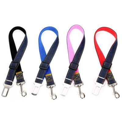 China Amazon Best Selling Adjustable Dog Safety Seat Belt Car Adjustable Leash For Car for sale