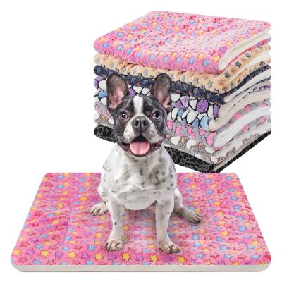 China Amazon Best Seller Sustainable Hot Selling Soft Fleece Mat Dog Bed Blanket Pet Pet for sale