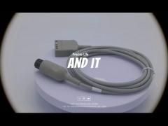 Drager 2606496 ECG trunk cable 5-lead IEC/AH colour code for Vista-120 monitor