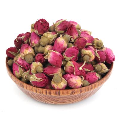 China 100% Hand Made Blooming Flower Tea In Stock Edible Dry Pink Rose Buds Herbal Tea Rose Buds Natural Dry Flower Rose Buds Flower Herbal Tea OEM Packaging Purple for sale