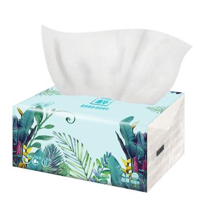 China Wholesale Virgin Wood Pulp Hotel Paper Cotton 4 Layers Hard Pumping Household Facial Tissue for sale