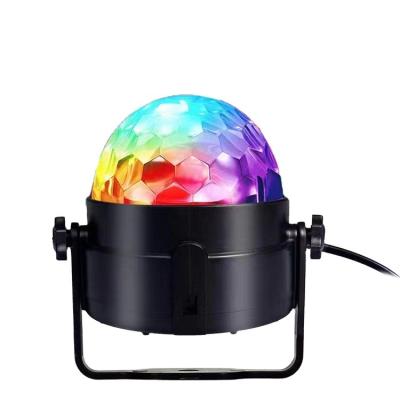 China Beam Light Disco Party Light,Sound Activated Strobe Light Stage Light For Remote Control,6 Color RGB 7 Modes Disco Crystal Magic Ball Light for sale