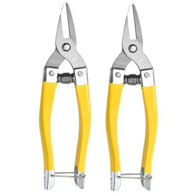 China Anti-Slip Grip #1688 Factory # Secateur Trimmer Shear Plant Cut Steel Scissors Pruning Bypass Garden Hand Tool Tree Branch Cutter Pruner Blade for sale