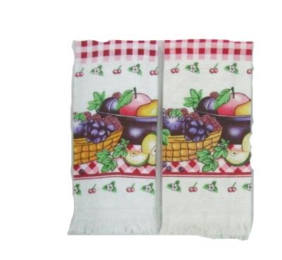 China Dye Printing Cotton Kitchen QUICK DRY Dish Towel for sale