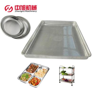 China Eco-Freindly Zhongxu Stainless Steel Trays Led Serving Lightweight Rolling Trays for sale