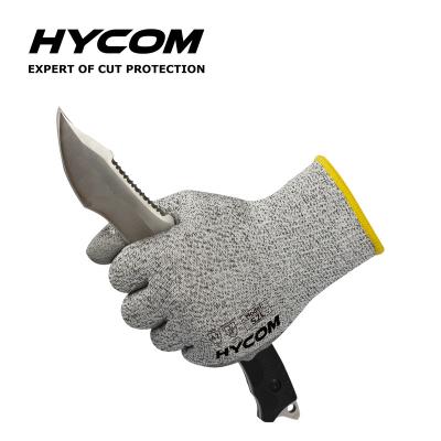 China S2L-PU EN388 Level 5 Wear Resistant PU Coated Cut Resistant Gloves Glass Handling Wooden Working Glove PU Coated Level 5 Anti Cut for sale