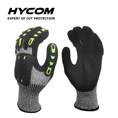 China Cut Resistant Glove Cut Level 5 Anti Impact TPR Protect S5TP Gloves From Hycom for sale