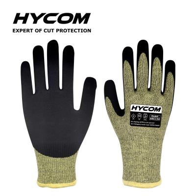 China New Cut Heavy Duty Glove ARC134 Design ANSI Cut Level 4 Arc Grade Level 2 Aramid Fiber Gloves for sale