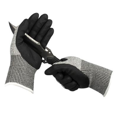 China Mining Glove Cut Resistant Construction Safety Gloves Work Gloves Anti Cut Level 5 for sale