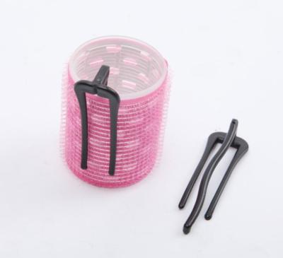 China Self Adhesive Nylon Clasp Hair Roller with Pins for sale