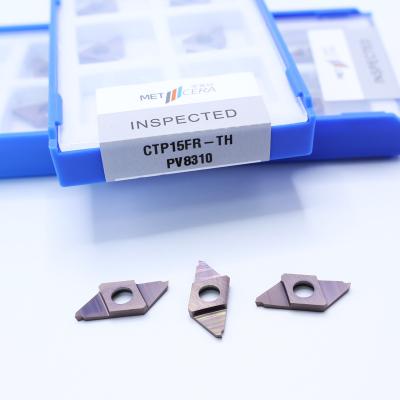 China CTP15FR-TH Insert CNC de carburo recubierto con PVD para separar el corte del CTP de las inserciones indexables en venta