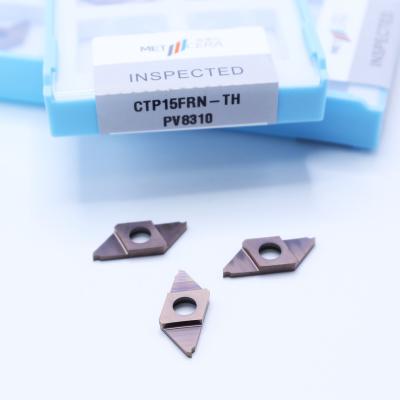 China Separación indexable del inserto con recubrimiento PVD de corte derecho CTP15FRN-TH en venta