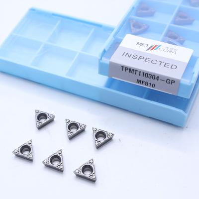 China TPMT110304 Carbide-draaiinzetten, Carbide CNC-draaiinzetten in GP-chipbrekers Te koop