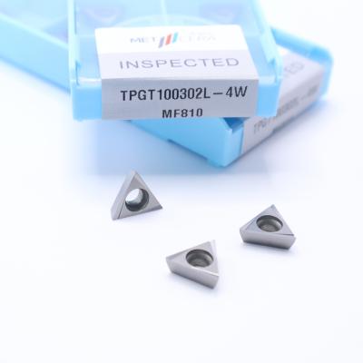 China TPGT10 TPGT11 Carbide-draaiinzetten, Carbide-CNC-draaiinzetten in 4W-chipbreker Te koop