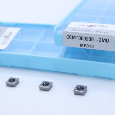 China CCMT06 CCMT09 CCMT12 Carbide Turning Insert Positive Insert with 3MU Semi-finish Chipbreaker Hardness HRA91.8 for sale