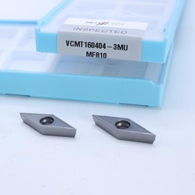 China Carbide Turning Insert VCMT11 VCMT16, Positive CNC Insert With 3MU Semi-finish Chipbreaker à venda