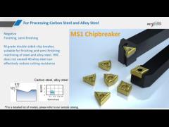 CNC Inserts with MS1 chip breaker