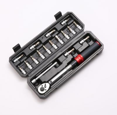 China 18PCS Durable 1/4 Inch Drive Click Torque Wrench Set, Steel Flex Head Cr-v Wrench Ratchet Wrench Set for sale