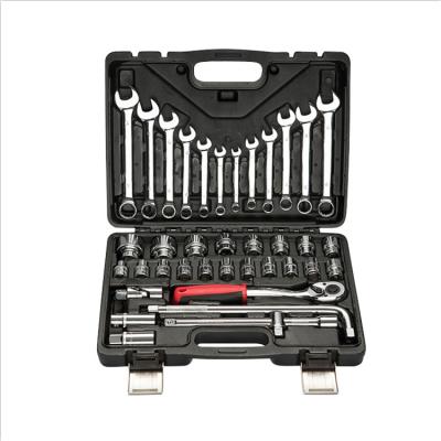 China 38pcs Car Tool Kit Ratchet Wrench with Sockets Kit Combination Package Mixed Tool Kit Set Professional Tool Kit for sale