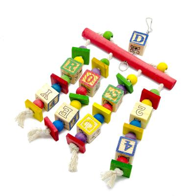 China Viable Climbing Ladder for Bird Medium and Large Parrot Chewing Toy Bird Accessories Bird Toy for sale