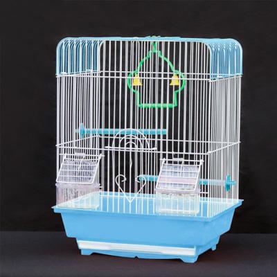 China Wholesale High Quality Viable Small Wire Mesh Pet Bird Cage Parrots Moving Bird Cage for sale