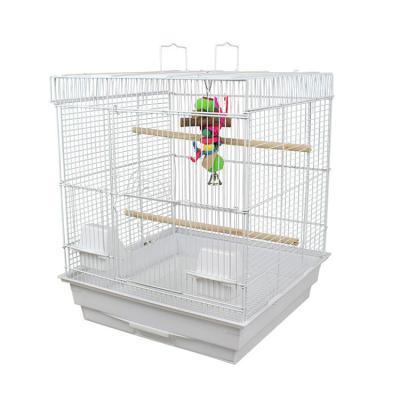 China Sustainable new design square bird cagefor canaries wire iron birdcage easy to clean for sale