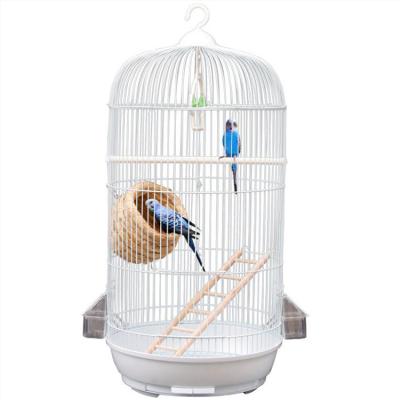 China 2020 viable good quality wholesale prices folding antique small metal round birdcage for sale