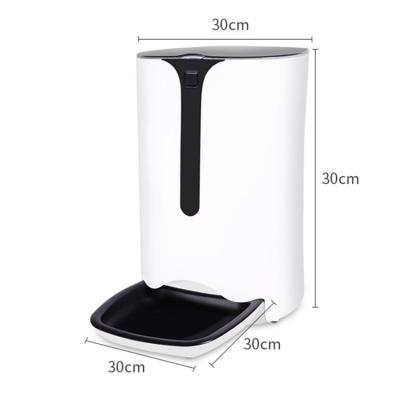 China Amazon Viable 6 L Popular Quantitative Cat Pet Large Capacity Automatic Smart Timing Dog Food Feeder for sale