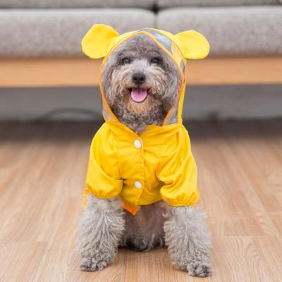 China Stocked Wholesale New Design Large Dog Raincoat Raincoat For Dog Waterproof Raincoat For Dogs for sale