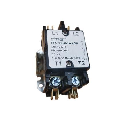 China 220V Zhejiang Shouyi Manufacturer Sells 2p Air Conditioner AC Contactor 30A Low Voltage Electrical Appliances for sale