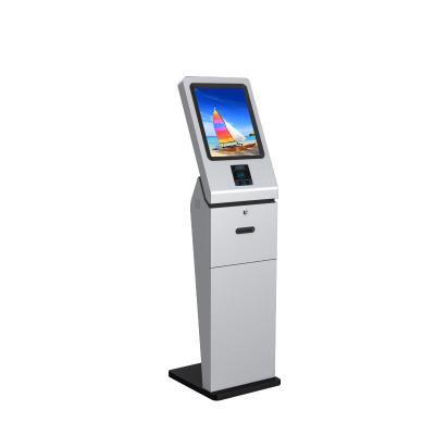 China Indoor Ticket Printing Touch Screen Self Ticket Collect Kiosk Touch Screen For Self Service Self Service Kiosk for sale