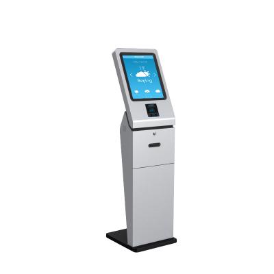 China Indoor Thermal Printer Self Ticket Collect Self Kiosk Touch Screen Food Self Service Ordering Kiosk for sale