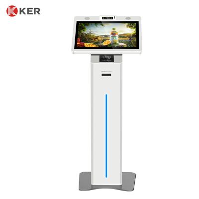 China SDK Stand Floor LCD Screen Ticket Printer Kiosk Touch Screen Kiosk Payment Machine Interative Electronic Touch Payment Kiosk for sale