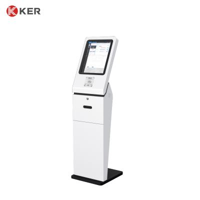 China Digital SDK Self Order Salary Key Card Reader Bill Printer Kiosk Machine Bill Payment Cash Cash Salary Terminal Touch Screen Advertising for sale