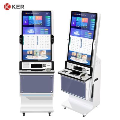 China Multi-Function Floor POS Printer PC B5 POS Service SDK Self Payment Kiosk Touch Screen Wall Mounted Kiosk Bill Payment Kiosk for sale