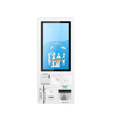 China SDK Order Pay Touch Screen Self Service Machine Wall Mounted Self Checkout Payment Kiosk Self Service Terminal for sale