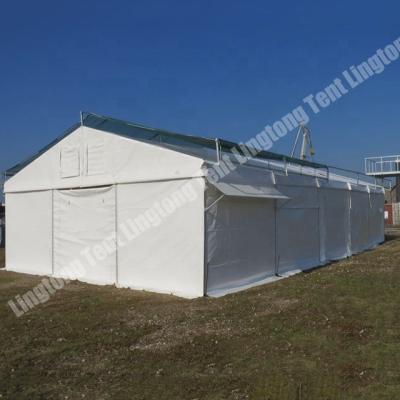 China Party 600m2 100 Beds Large Plastic Emergency Shelter Field Hospital Tent for sale