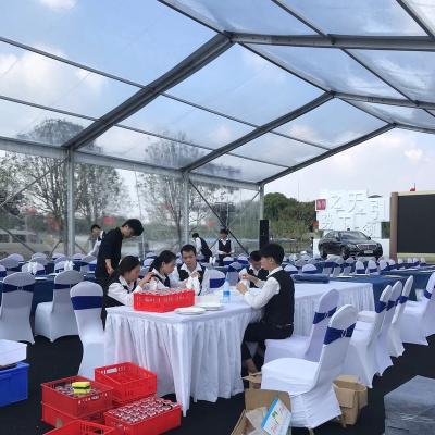 China GSL- Transparent Clear Trade Show Tent For Restaurant for sale