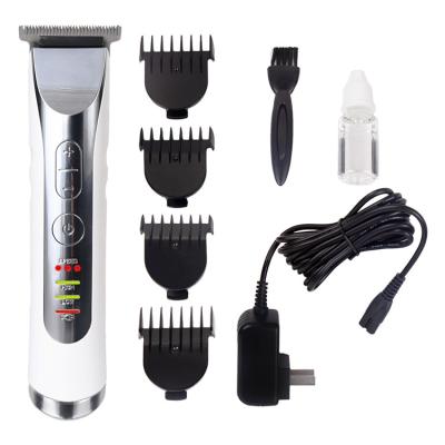 China Commercial Professional Clipper Stand Charging Battery Support 3 Speed ​​LED Light Indicator Stainless Steel Blade Barber Mini Hair Cutt for sale