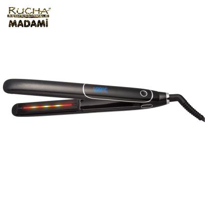 China NEW Infrared & Ion Infrared Flat Iron Ceramic Titanium Hair Straightener With CE /RoHS Private Label Hair Tool for sale