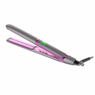 China Infrared & Ion Private Label Professional Custom Flat Irons 1 Inch Infrared Hair Straightener With Auto Shut-Off Function for sale