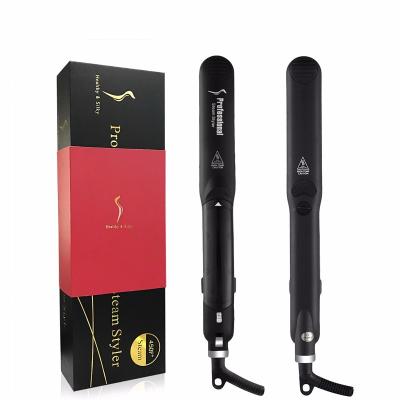 China Hotel Hot Tools Flat Iron Professional Argan Oil Steam Keratin Hair Straightening Custom Flat Irons for sale