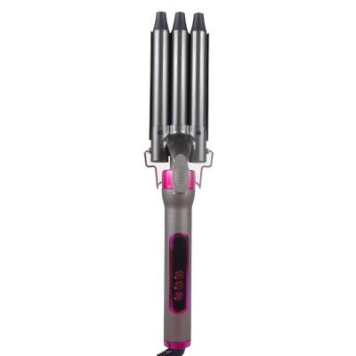 China New Design 9-in-1 Interchangeable Barrel Big Wave Hair Curler Hair Curler Ceramic Curling Iron Hair Curler LCD Display Hair Curler for sale